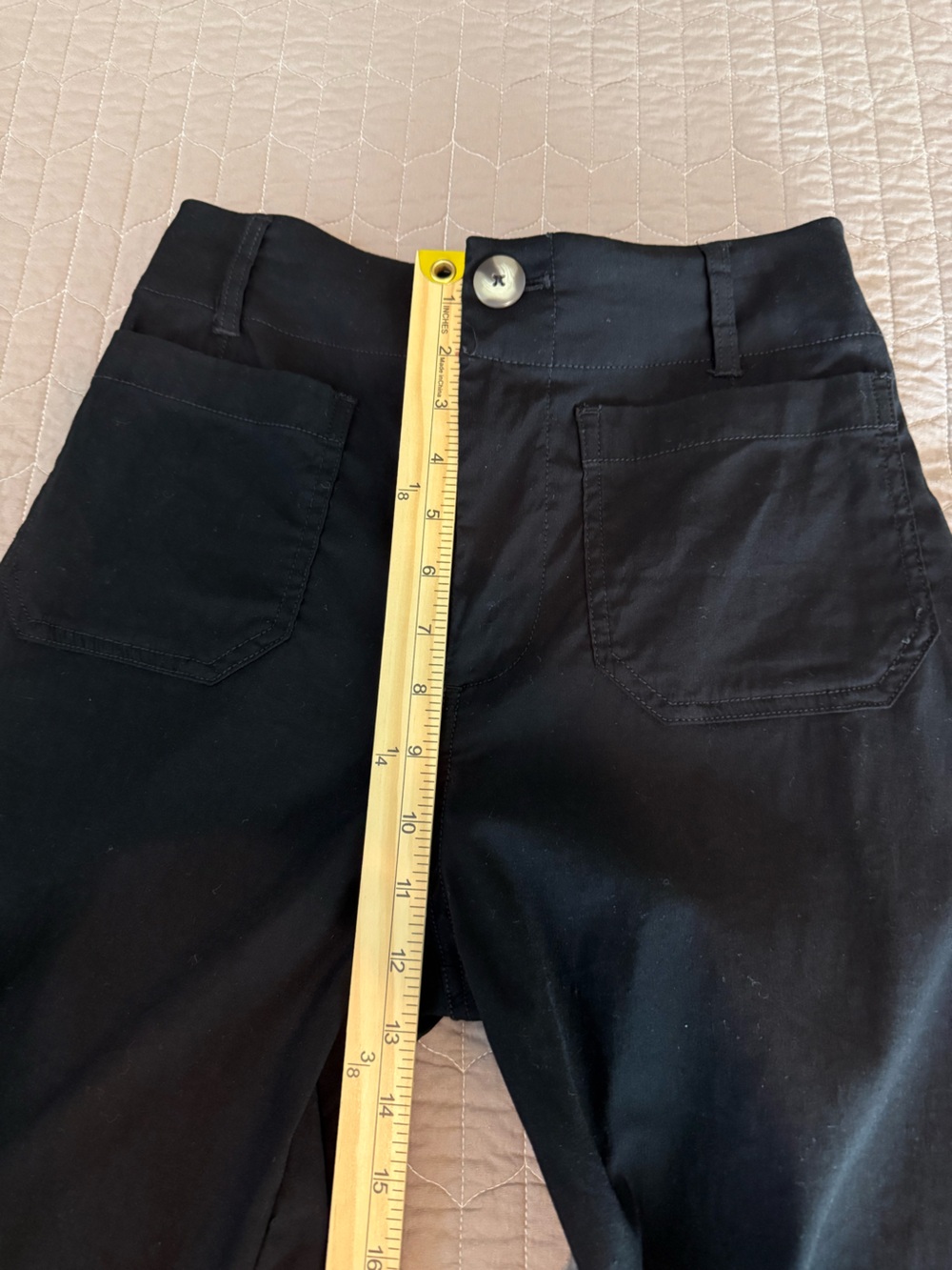 Maeve The Colette Black Wide-Leg Cropped Pants! - Picture 12 of 13